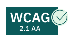Certifierad tillgänglig webbplats enligt WCAG 2.1-nivå för överensstämmelse AA (extern länk till försäkran om överensstämmelse